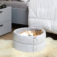 HKM-0005053 Cylindrical Multifunctional Pet Bed ¨C Cozy All-Season Cat House with Removable Plush Interior