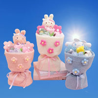 HKM-000787 Korean Cartoon Plush Doll Bouquet with PP Cotton Filling, 10cm-100cm, Cute Soft Toy for All Ages