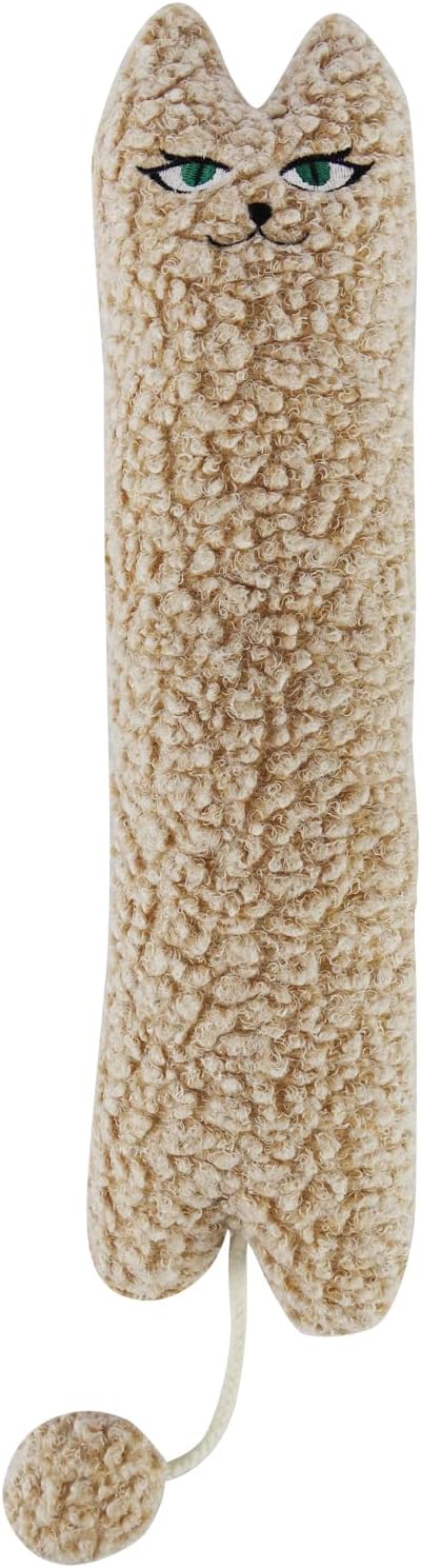 HKM-0008253 Cat Shaped Catnip Pillow Toy for Indoor Cats and Kittens – Soft, Safe, and Anxiety-Relieving