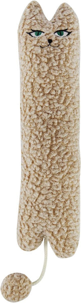 HKM-0008253 Cat Shaped Catnip Pillow Toy for Indoor Cats and Kittens – Soft, Safe, and Anxiety-Relieving