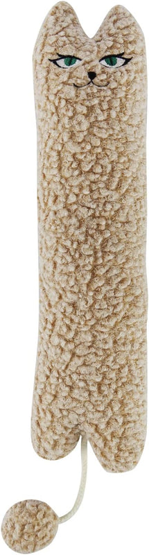 HKM-0008253 Cat Shaped Catnip Pillow Toy for Indoor Cats and Kittens – Soft, Safe, and Anxiety-Relieving