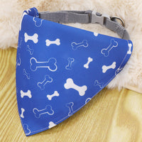 HKM-0008381 Cartoon Pet Saliva Towel - Triangular Shape, Multiple Colors Available