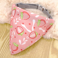 HKM-0008381 Cartoon Pet Saliva Towel - Triangular Shape, Multiple Colors Available