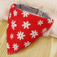 HKM-0008381 Cartoon Pet Saliva Towel - Triangular Shape, Multiple Colors Available