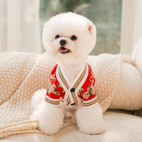 HKM-0008765 Warm Knitted Sweater for Dogs in Stylish Design - Available in Multiple Sizes