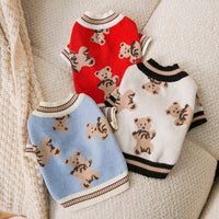 HKM-0008765 Warm Knitted Sweater for Dogs in Stylish Design - Available in Multiple Sizes