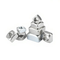 HKM-000979 Stainless Steel Square Nuts DIN 557 for M3, M5, M6, M8, M10, M12 Bolts Fixing
