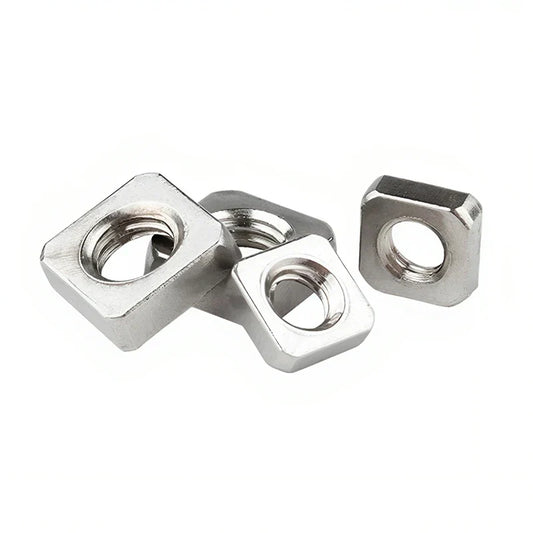 HKM-000979 Stainless Steel Square Nuts DIN 557 for M3, M5, M6, M8, M10, M12 Bolts Fixing