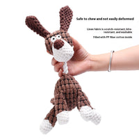 HKM-0010429 Puppy Plush Toy - Bite-Resistant Molar Relief with Multiple Color Options