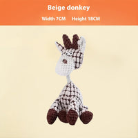HKM-0010429 Puppy Plush Toy - Bite-Resistant Molar Relief with Multiple Color Options