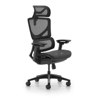 HKM-001043 Ergonomic High Back Office Chair with Headrest and Lumbar Support for Executive Use