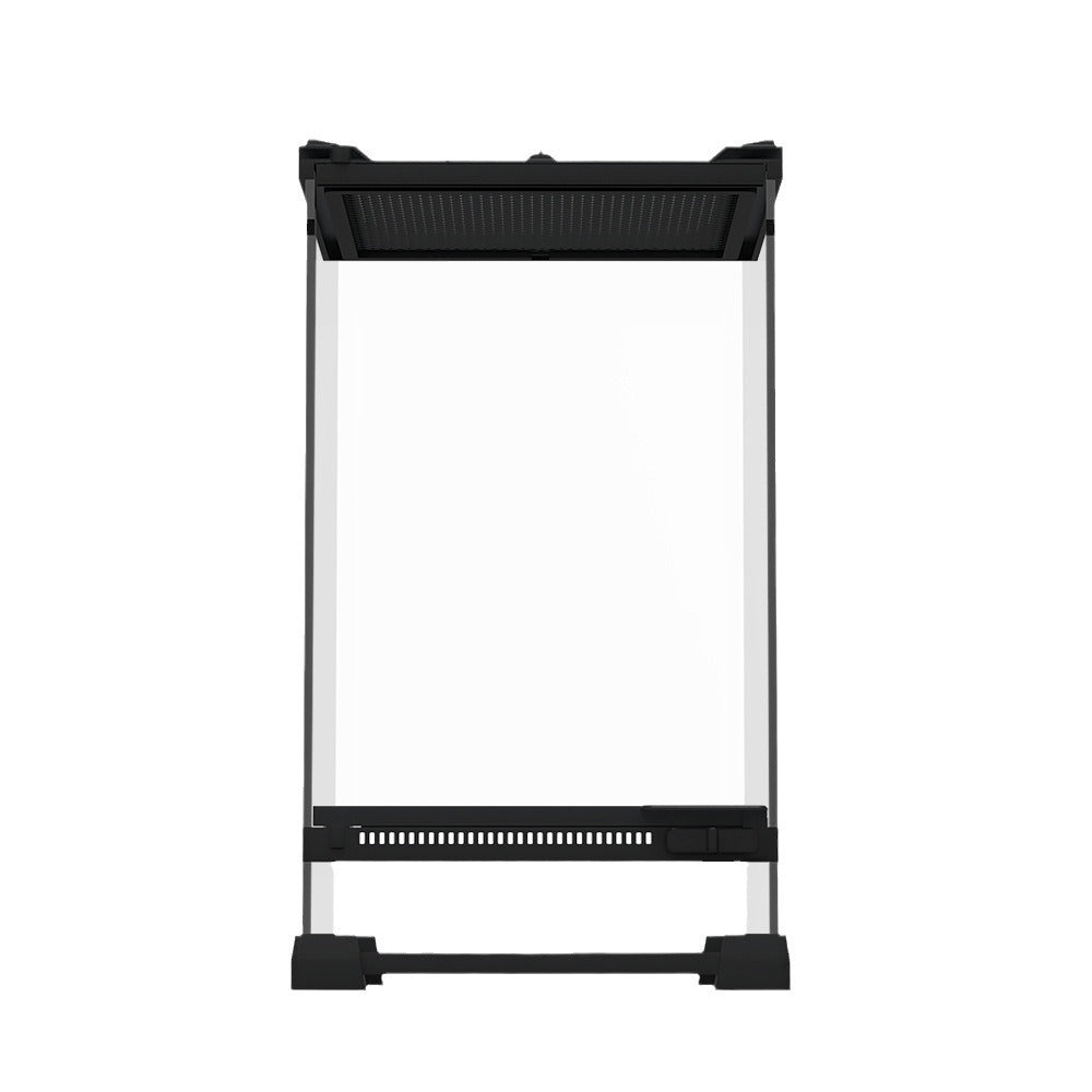 HKM-0010813 Transparent Glass Cylinder for Climbing Pets - Turtle & Lizard Feeding Box