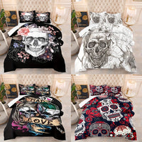 HKM-001107 Cartoon Anime Digital Print Bed Sheet and Pillowcase Set - 3 Pieces