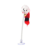 HKM-0011581 Spring Sucker Mouse Cat Toy – Elastic and Fun for Engaging Playtime, 20 x 10cm