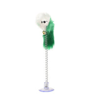 HKM-0011581 Spring Sucker Mouse Cat Toy – Elastic and Fun for Engaging Playtime, 20 x 10cm