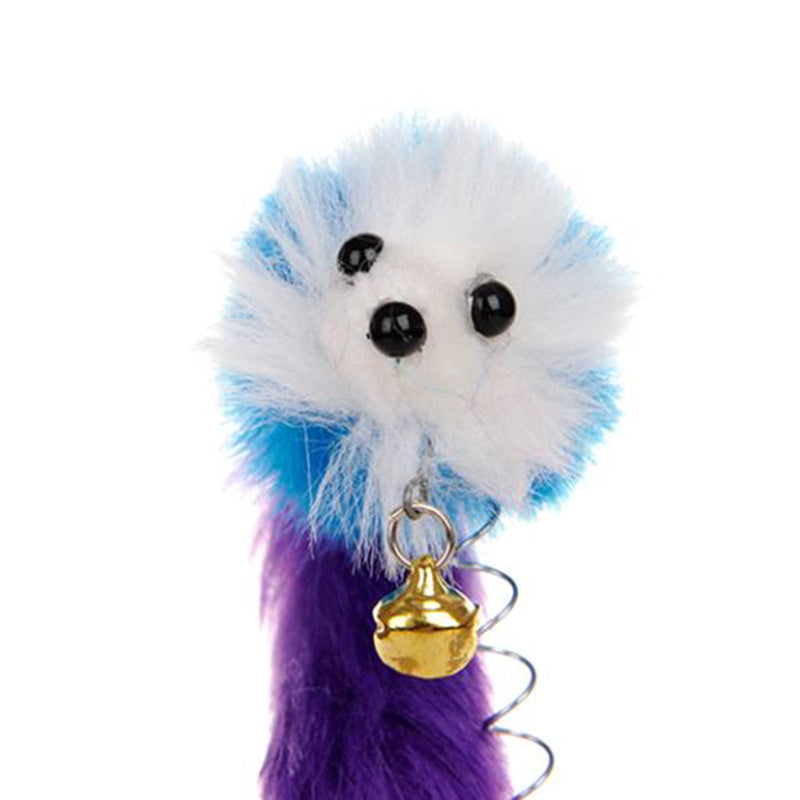 HKM-0011581 Spring Sucker Mouse Cat Toy – Elastic and Fun for Engaging Playtime, 20 x 10cm