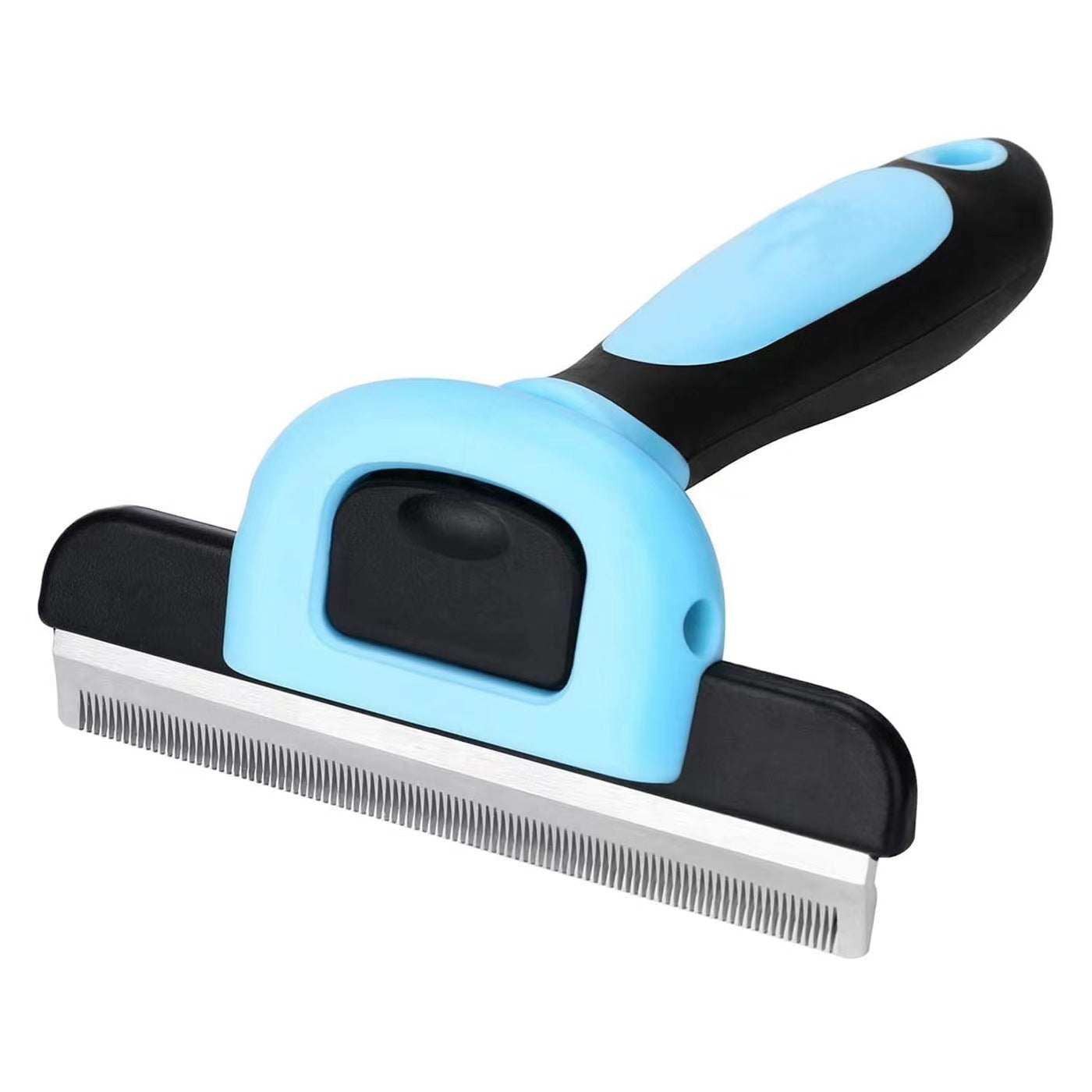 HKM-0012349 Removable Knot Opener Pet Hair Removal Comb - Stainless Steel, Large & Medium Sizes in Blue and Pink