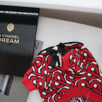 HKM-0014525 Cozy Wine Red Pet Sweater for Dogs - Comfortable Cotton Design in Various Sizes