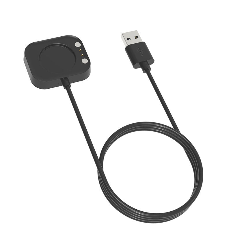 HKM-001491 Magnetic Charging Cable for Smart Watch P8 and P8 SE - Black ABS Design