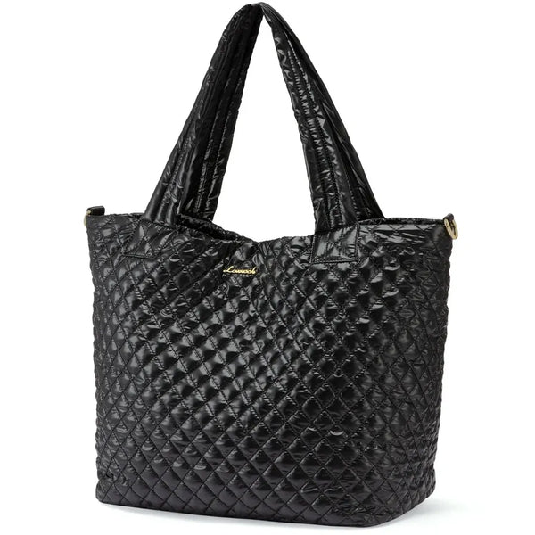 HKM-001491 Spacious 50L Tote Bag with Wet Pocket - Versatile Travel Handbag for Work and Gym
