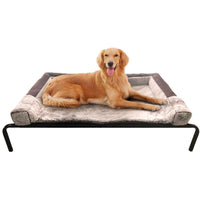 HKM-0015165 Washable Removable Pet Bed with Steel Frame and Oxford Cloth, Suitable for Pets Up to 15kg