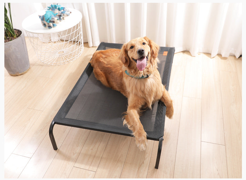 HKM-0015165 Washable Removable Pet Bed with Steel Frame and Oxford Cloth, Suitable for Pets Up to 15kg