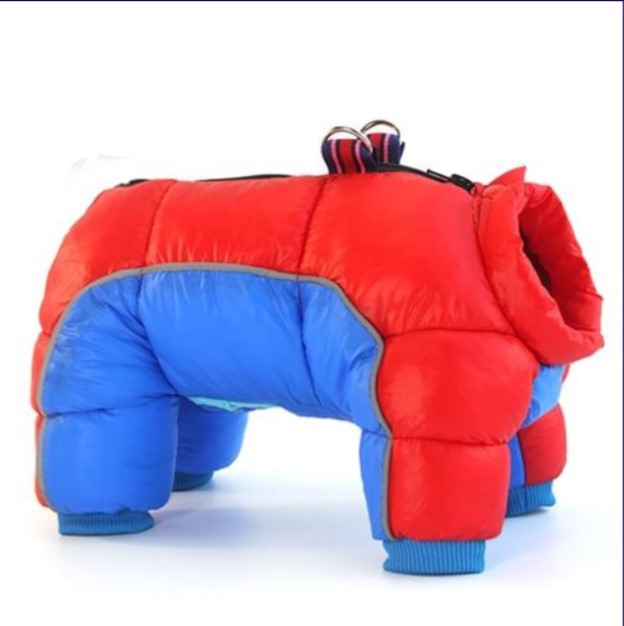 HKM-0016189 Cozy Waterproof Cotton Jacket for Small Dogs - Winter Dog Coat for Pets