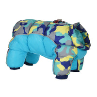 HKM-0016189 Cozy Waterproof Cotton Jacket for Small Dogs - Winter Dog Coat for Pets