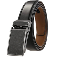HKM-001811 Unisex Adjustable Ratchet Belt with Durable Alloy Buckle