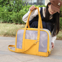 HKM-0018749 Travel-Friendly Breathable Pet Bag for Cats and Small Dogs - Soft, Comfortable, One-Shoulder Design