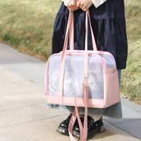 HKM-0018749 Travel-Friendly Breathable Pet Bag for Cats and Small Dogs - Soft, Comfortable, One-Shoulder Design
