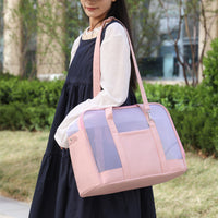 HKM-0018749 Travel-Friendly Breathable Pet Bag for Cats and Small Dogs - Soft, Comfortable, One-Shoulder Design