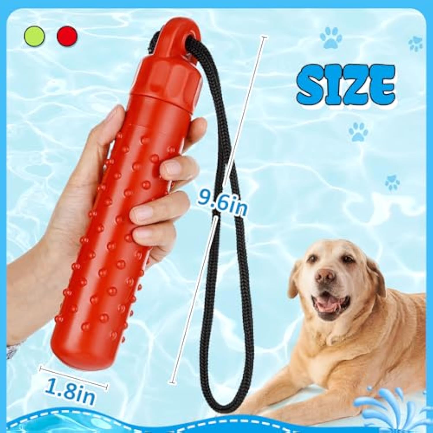 HKM-0019773 Floating Dog Water Toys with Food Hiding Function - Interactive Fetch Bumper Toys for Summer Fun and Training