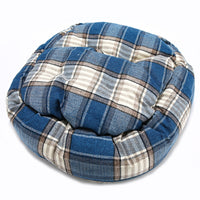 HKM-0020541 Cozy Cotton and Linen Dog and Cat Bed for Small to Large Pets, Breathable and Washable