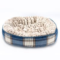 HKM-0020541 Cozy Cotton and Linen Dog and Cat Bed for Small to Large Pets, Breathable and Washable