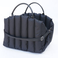 HKM-0021309 Portable Pet Carrier for Car Travel - Available in Light Khaki, Dark Khaki, Black, and Light Gray with Optional Escape-Proof Rope