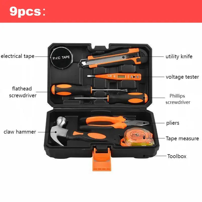 HKM-002131 105-Piece Multi-Function Tool Set with Protective Case for Home Use