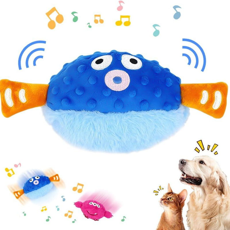 HKM-002131 Interactive Rechargeable Pet Plush Toy with Sounds for Dogs - Squeaky Moving Chew Toy to Keep Pets Engaged