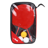 HKM-002131 Table Tennis Racket Set with Storage Bag - Ideal for Players of All Levels