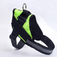 HKM-0021565 Adjustable Leather Dog Chest Harness and Leash Set for Large Breeds