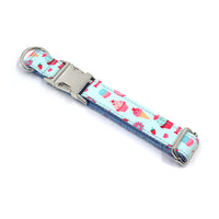 HKM-0022077 Cartoon Macaron Pet Collar and Leash Set for Large Dogs ¨C Stylish and Durable Dog Walking Gear