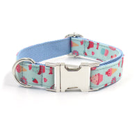 HKM-0022077 Cartoon Macaron Pet Collar and Leash Set for Large Dogs ¨C Stylish and Durable Dog Walking Gear