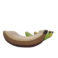 HKM-0022461 Cat Scratching Board in Cute Banana Shape - Corrugated Paper Claw Grinder for Cats and Small Animals