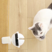 HKM-0023101 Automatic Electric Cat Ball Toy with Interactive Lifting Function and Replaceable Toys