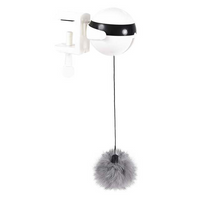 HKM-0023101 Automatic Electric Cat Ball Toy with Interactive Lifting Function and Replaceable Toys