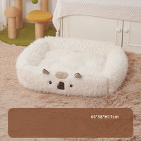 HKM-0024125 Alpaca Yurt Cat and Dog Kennel with Soft Cushion and Warm Materials