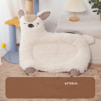 HKM-0024125 Alpaca Yurt Cat and Dog Kennel with Soft Cushion and Warm Materials