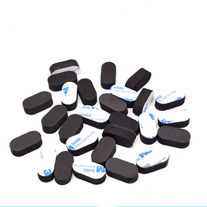 HKM-002451 Four-Axis Sponge Pad for Tripod Foot Post M3 – Compatible with iPhone Models – Lightweight Black Padding