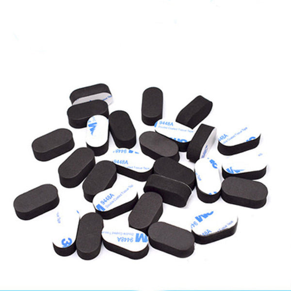 HKM-002451 Four-Axis Sponge Pad for Tripod Foot Post M3 – Compatible with iPhone Models – Lightweight Black Padding