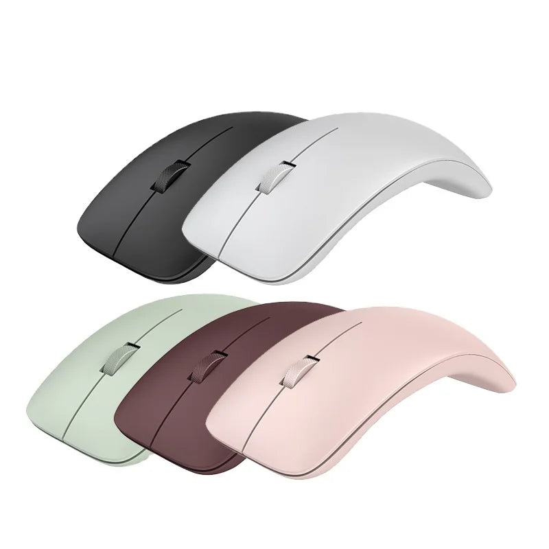 HKM-002515 Silent Clicks Wireless Mouse, Ergonomic 2.4 GHz Portable Design for PC, Laptop, and Smartphone